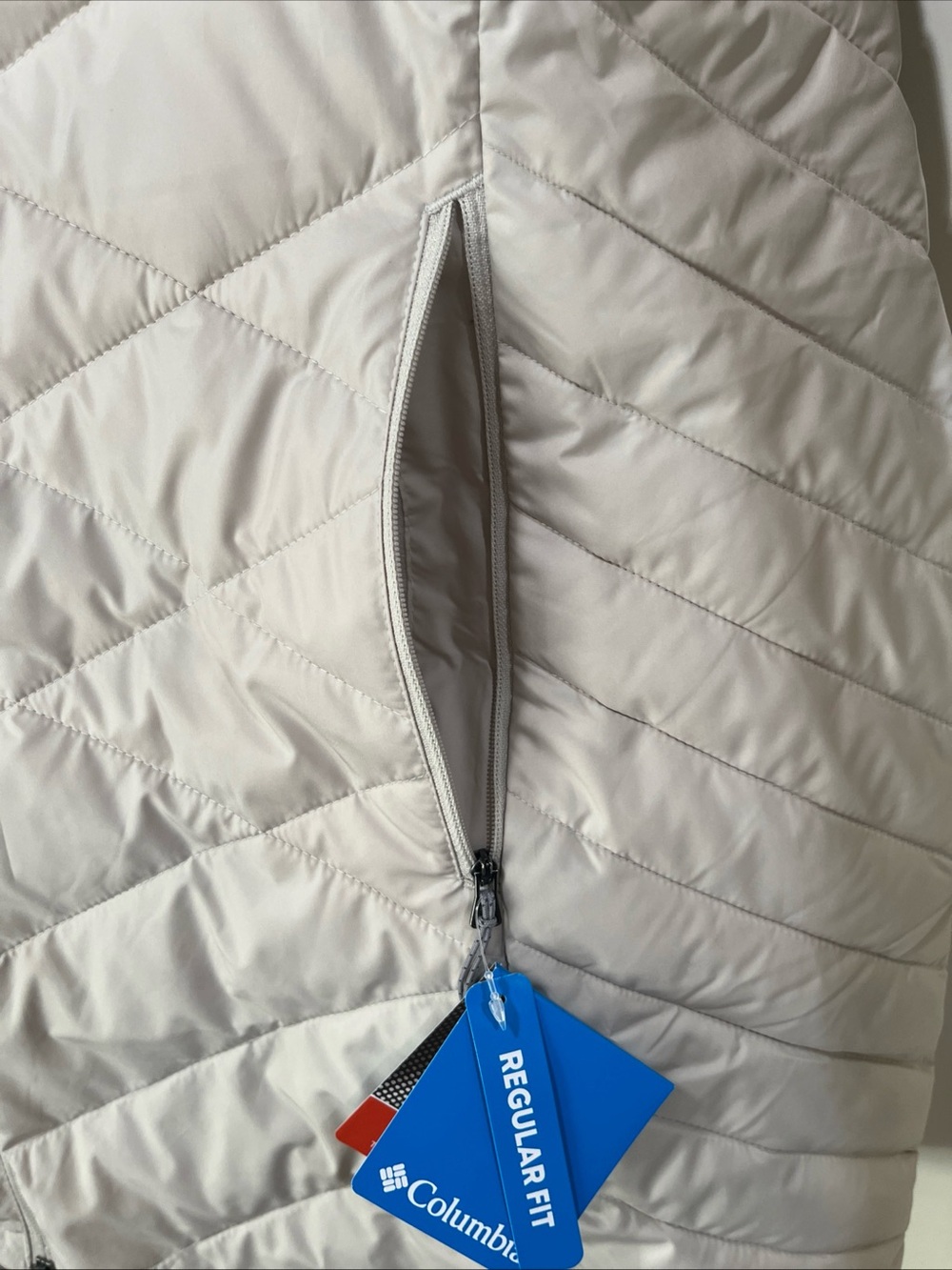 Womens 2X Columbia Heavenly Long Hooded Jacket Stone Puffer Omni-Heat Plus Size - Picture 4 of 16